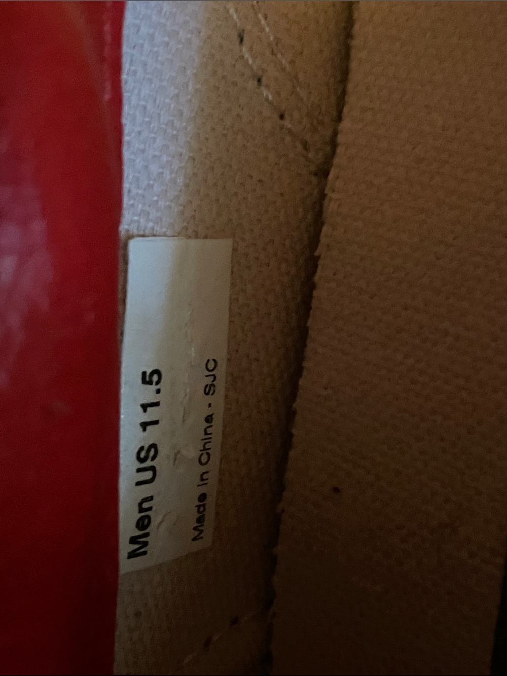 Vans Slip-On Loafers in White, Black, and Red with Skull Print - Picture 11 of 15